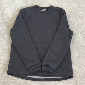 Classic Dark Gray Women's Sherpa Lined  Sweatshirt